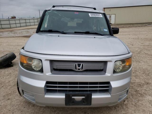 5J6YH18907L000488 - 2007 HONDA ELEMENT SC SILVER photo 5