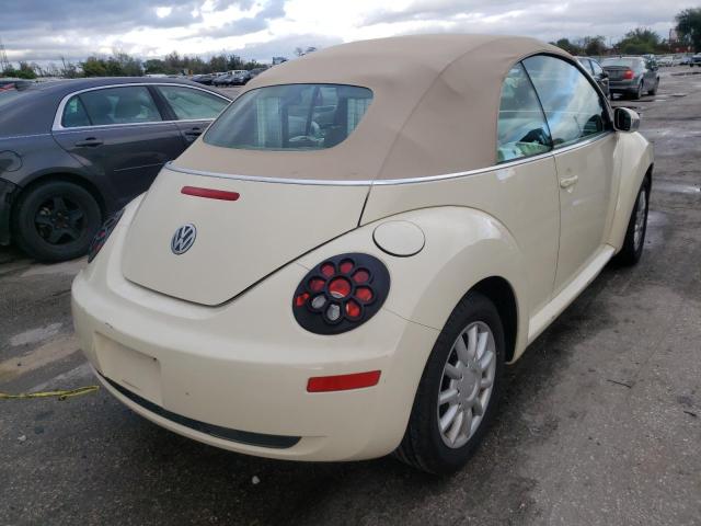 3VWRF31Y96M320433 - 2006 VOLKSWAGEN NEW BEETLE 奶油色 照片 4