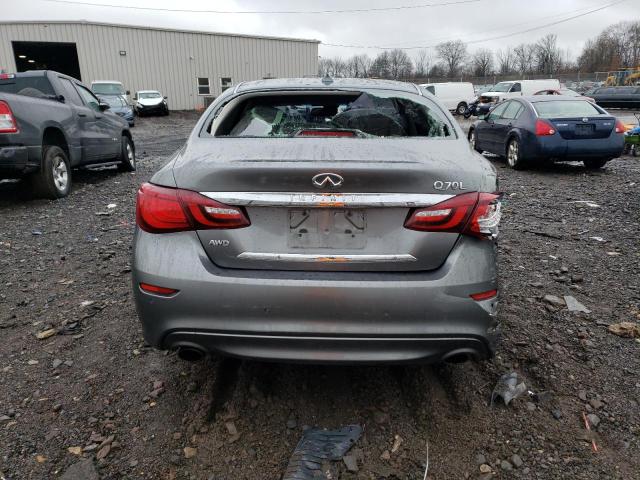 JN1BY1PR9GM721077 - 2016 INFINITI Q70L 3.7 GRAY photo 6