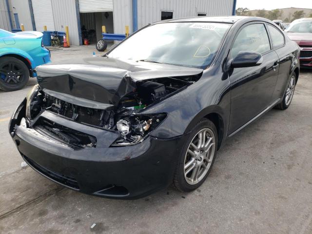 JTKDE167280257775 - 2008 TOYOTA SCION TC BLACK photo 1