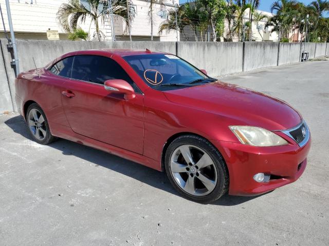 JTHFF2C23A2507478 - 2010 LEXUS IS 250 RED photo 4