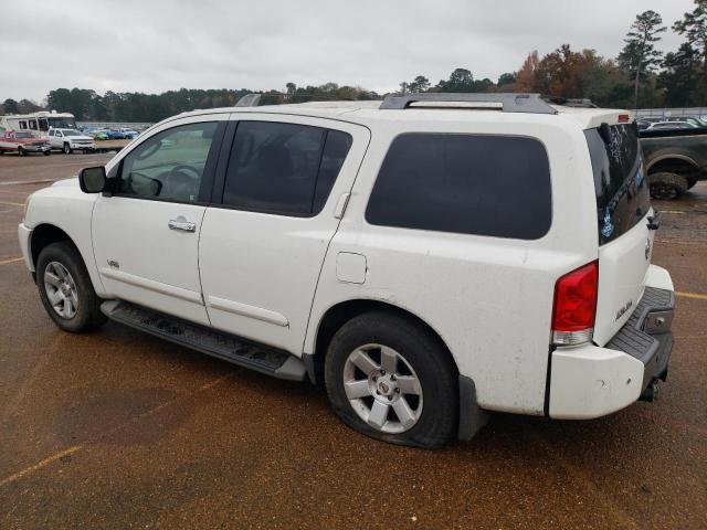 5N1BA08AX7N707134 - 2007 NISSAN ARMADA SE WHITE photo 2