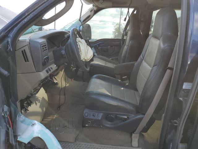 1FMSU45P45ED02861 - 2005 FORD EXCURSION BLUE photo 7