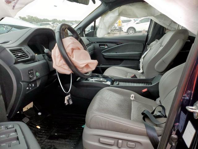 5FNYF8H0XLB004471 - 2020 HONDA PASSPORT E 蓝色 照片 5