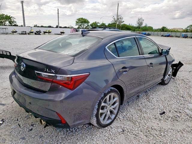 19UDE2F37LA006913 - 2020 ACURA ILX ნაცრისფერი ფოტო 4