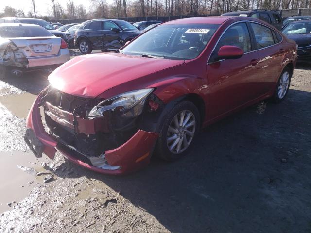 1YVHZ8DH1C5M11562 - 2012 MAZDA 6 I RED photo 1