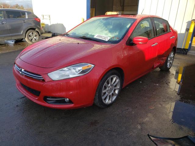 1C3CDFCH8DD176223 - 2013 DODGE DART LIMIT RED photo 1