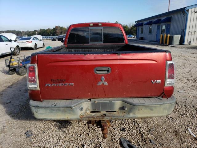 1Z7HC32N96S567832 - 2006 MITSUBISHI RAIDER DUR RED photo 6