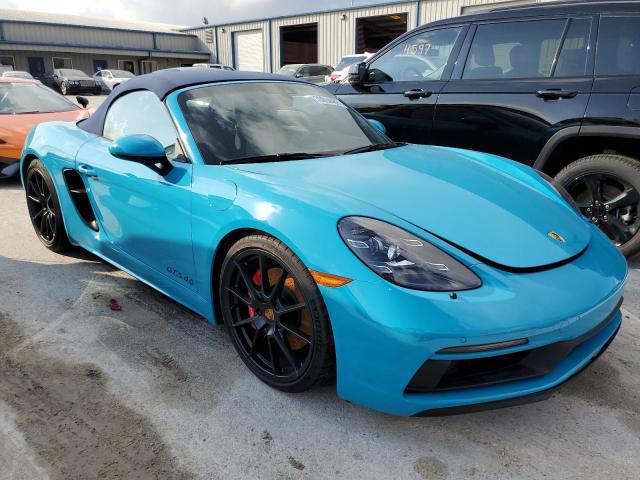 WP0CD2A85MS232265 - 2021 PORSCHE BOXSTER GT BLUE photo 4