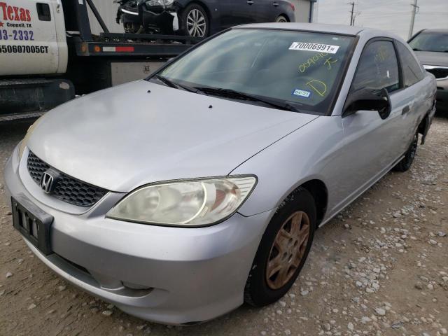 1HGEM22124L009090 - 2004 HONDA CIVIC DX VP  foto 2