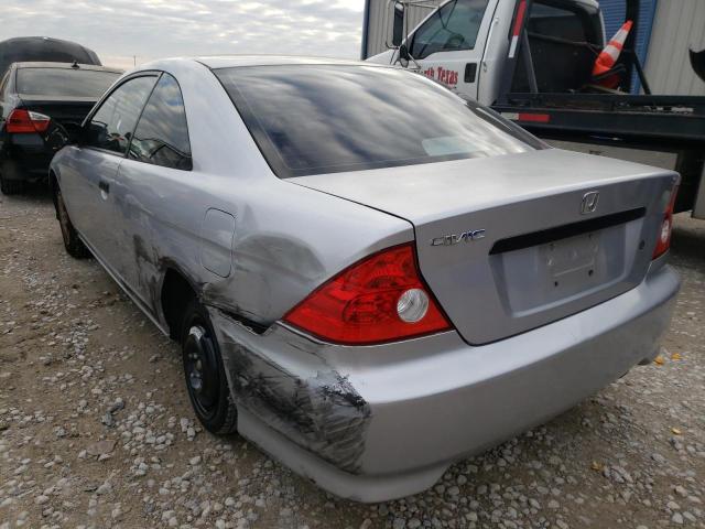 1HGEM22124L009090 - 2004 HONDA CIVIC DX VP  foto 3