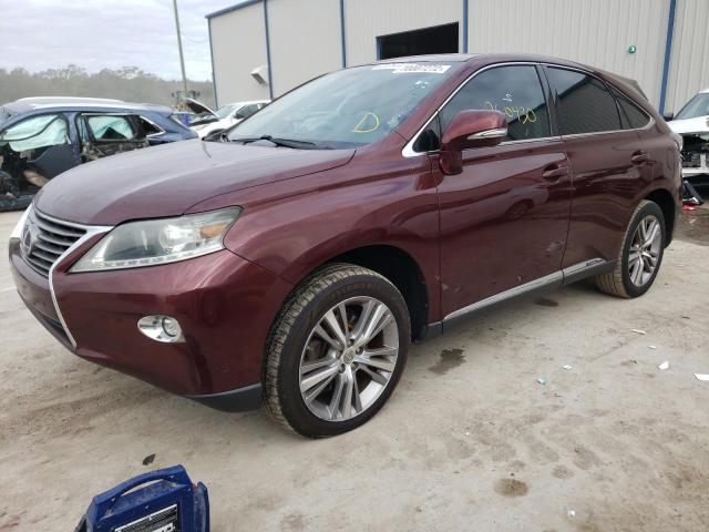 2T2ZB1BA4FC002261 - 2015 LEXUS RX 450H BURGUNDY photo 1