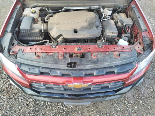 1GCGTCEN8M1267155 - 2021 CHEVROLET COLORADO L RED photo 11