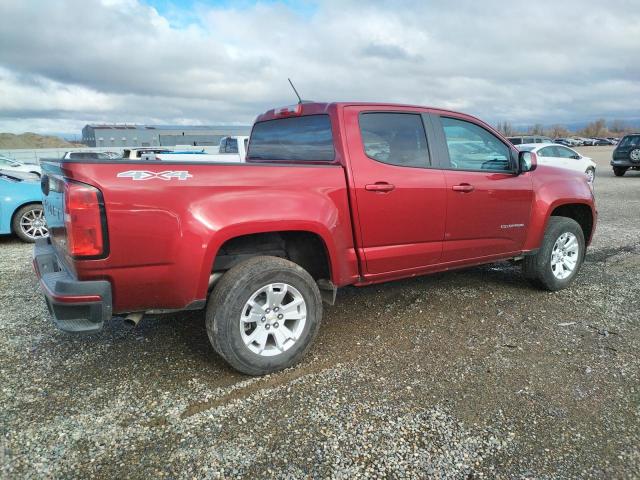 1GCGTCEN8M1267155 - 2021 CHEVROLET COLORADO L RED photo 3