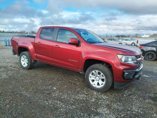 1GCGTCEN8M1267155 - 2021 CHEVROLET COLORADO L RED photo 4