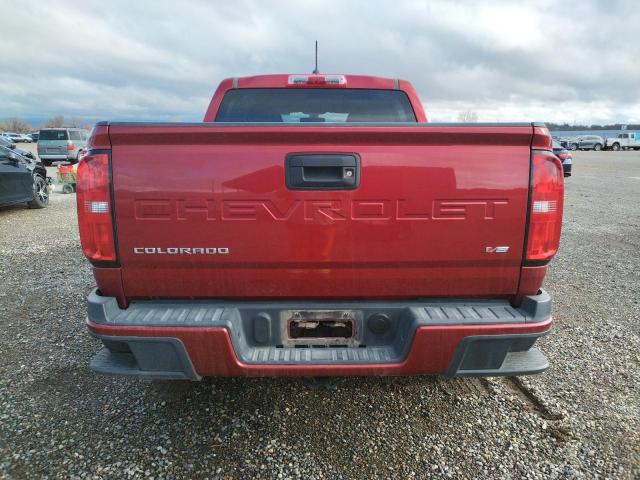 1GCGTCEN8M1267155 - 2021 CHEVROLET COLORADO L RED photo 6