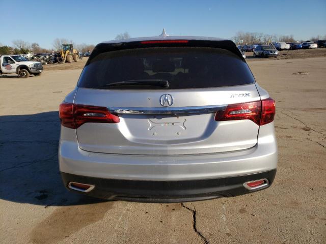 5FRYD3H49EB010159 - 2014 ACURA MDX TECHNO GRAY photo 6