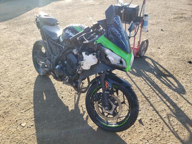 JKAEX8B12GDA29098 - 2016 KAWASAKI EX300 B GREEN photo 1