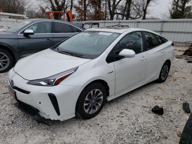 JTDKAMFU7M3143023 - 2021 TOYOTA PRIUS SPEC WHITE photo 1