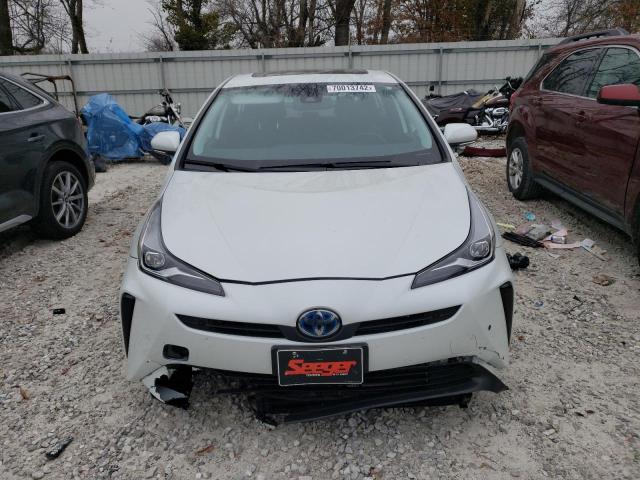 JTDKAMFU7M3143023 - 2021 TOYOTA PRIUS SPEC WHITE photo 5