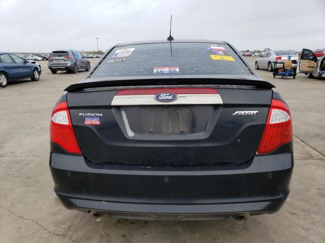 3FAHP0KC7BR154915 - 2011 FORD FUSION SPO BLACK photo 6