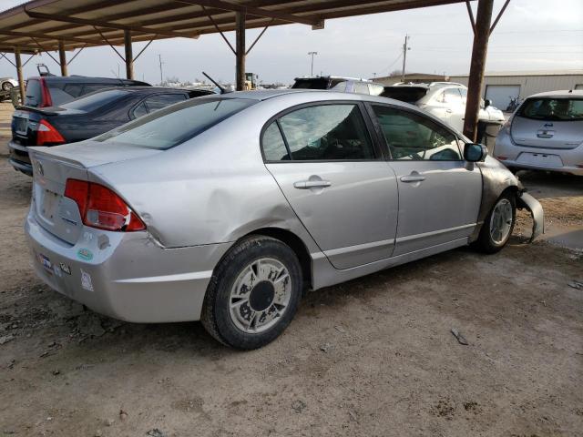 JHMFA362X8S022622 - 2008 HONDA CIVIC HYBR SILVER photo 3