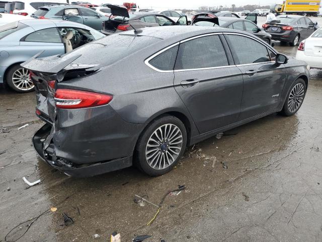 3FA6P0RU8JR262867 - 2018 FORD FUSION TIT GRAY photo 3