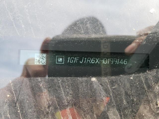 1G1FJ1R6XH0199146 - 2017 CHEVROLET CAMARO ZL1 勃艮第红 照片 10