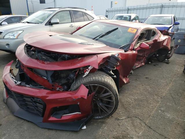 1G1FJ1R6XH0199146 - 2017 CHEVROLET CAMARO ZL1 BURGUNDY photo 2