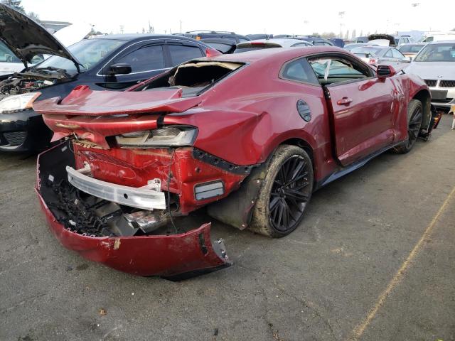 1G1FJ1R6XH0199146 - 2017 CHEVROLET CAMARO ZL1 勃艮第红 照片 4
