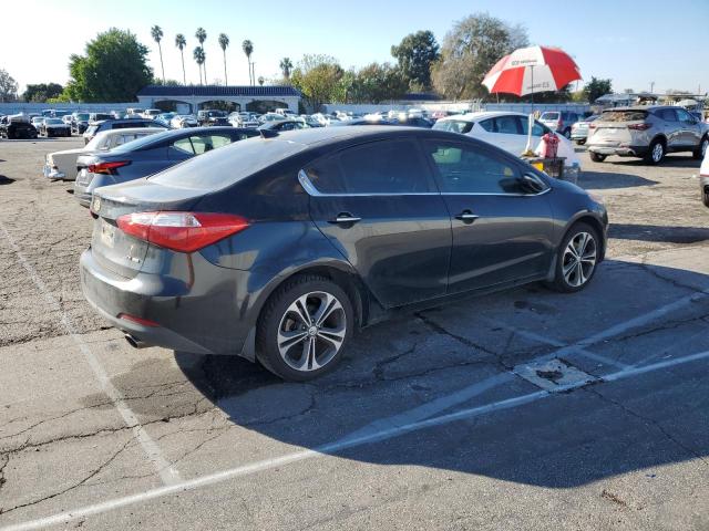 KNAFX4A80E5156645 - 2014 KIA FORTE EX BLACK photo 3