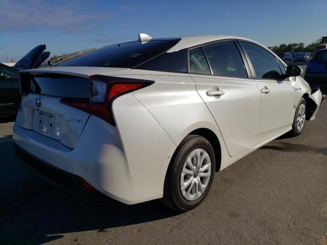 JTDKARFU5L3123932 - 2020 TOYOTA PRIUS L WHITE photo 3