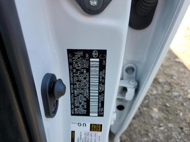 JTDKAMFP6M3185645 - 2021 TOYOTA PRIUS PRIM 白色 照片 12