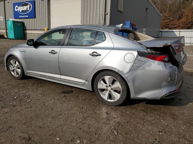 KNAGN4AD1F5091040 - 2015 KIA OPTIMA HYB SILVER photo 2