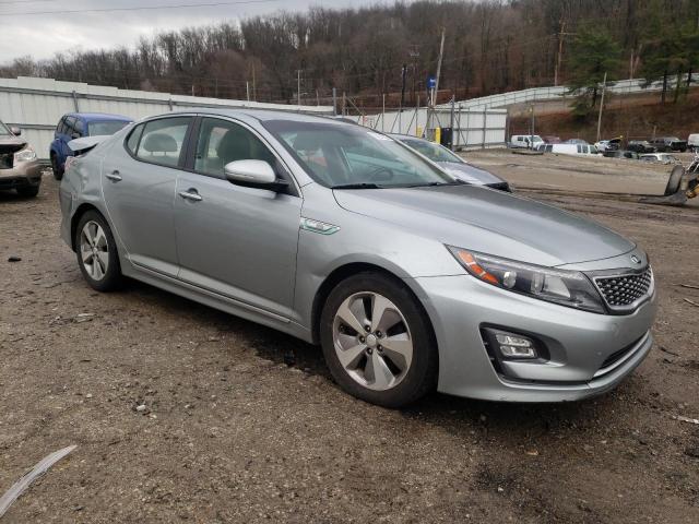 KNAGN4AD1F5091040 - 2015 KIA OPTIMA HYB SILVER photo 4