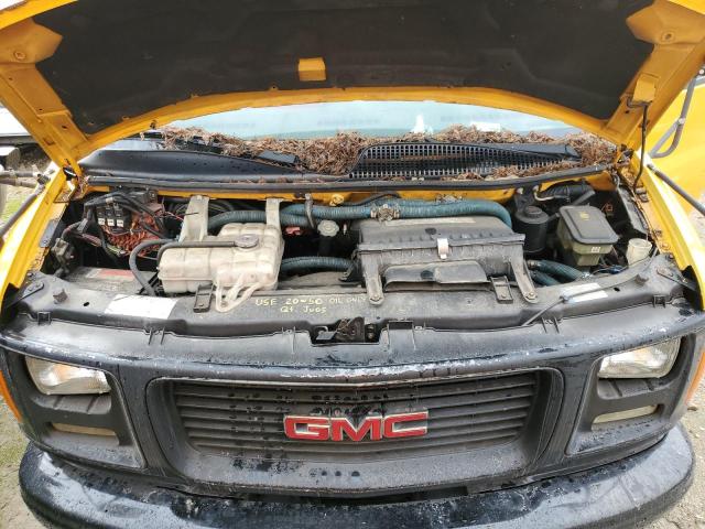 1GDJG31F121220213 - 2002 GMC SAVANA CUT YELLOW photo 7