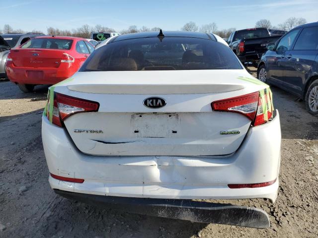 KNAGM4AD2C5024221 - 2012 KIA OPTIMA HYB WHITE photo 6