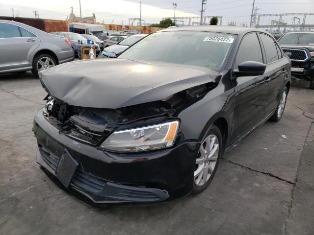 3VW2K7AJ4BM127883 - 2011 VOLKSWAGEN JETTA BASE 黑色 照片 1