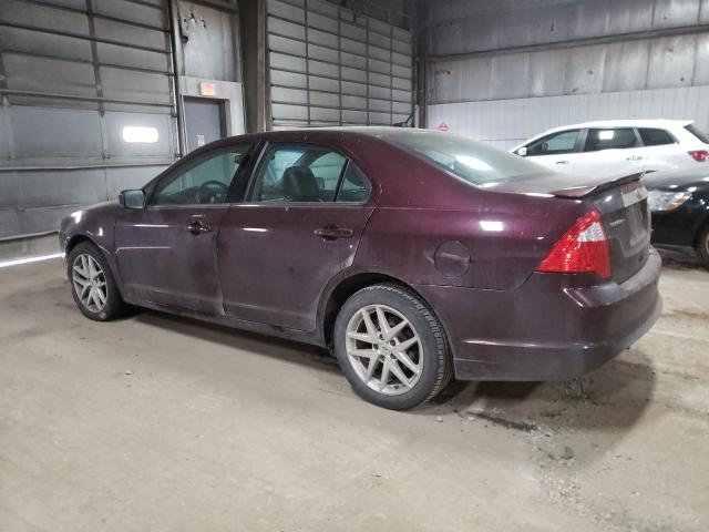 3FAHP0JA2CR238044 - 2012 FORD FUSION SEL BURGUNDY photo 2