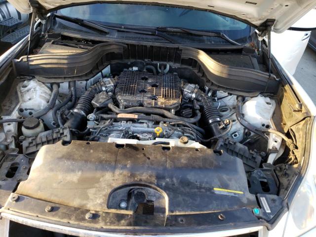 JNKAJ09E38M301784 - 2008 INFINITI EX35 BASE WHITE photo 11