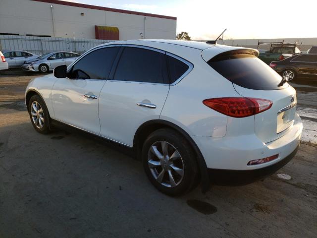 JNKAJ09E38M301784 - 2008 INFINITI EX35 BASE WHITE photo 2
