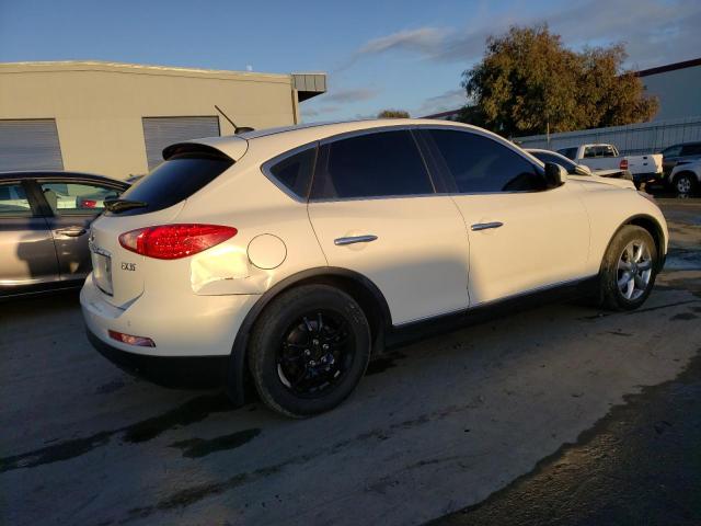 JNKAJ09E38M301784 - 2008 INFINITI EX35 BASE WHITE photo 3