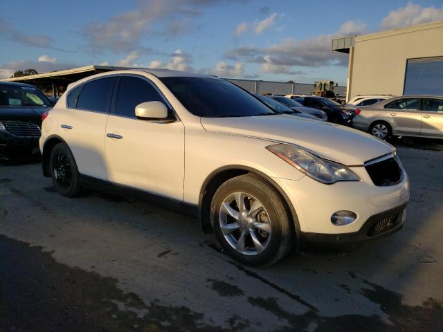 JNKAJ09E38M301784 - 2008 INFINITI EX35 BASE WHITE photo 4