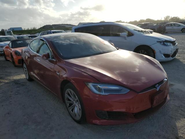 5YJSA1E1XHF195440 - 2017 TESLA MODEL S Qırmızı foto 4