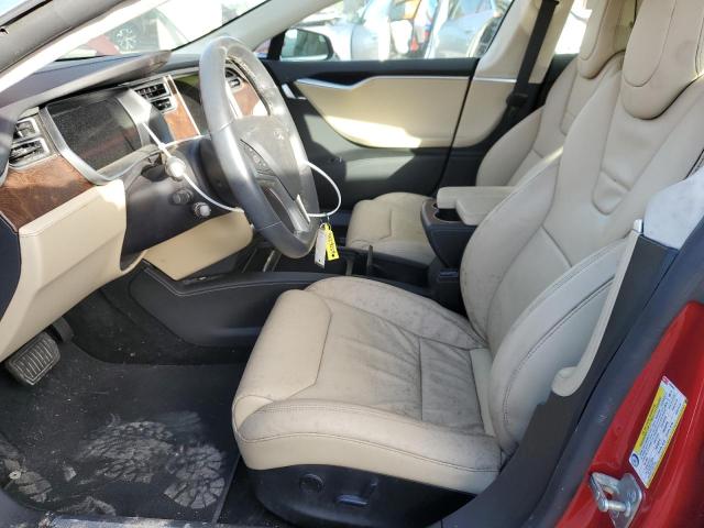 5YJSA1E1XHF195440 - 2017 TESLA MODEL S Qırmızı foto 7