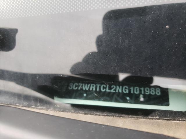 3C7WRTCL2NG101988 - 2022 RAM 3500 Սպիտակ լուսանկար 12