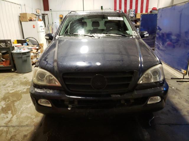 4JGAB54E82A323559 - 2002 MERCEDES-BENZ ML 320 BLUE photo 5