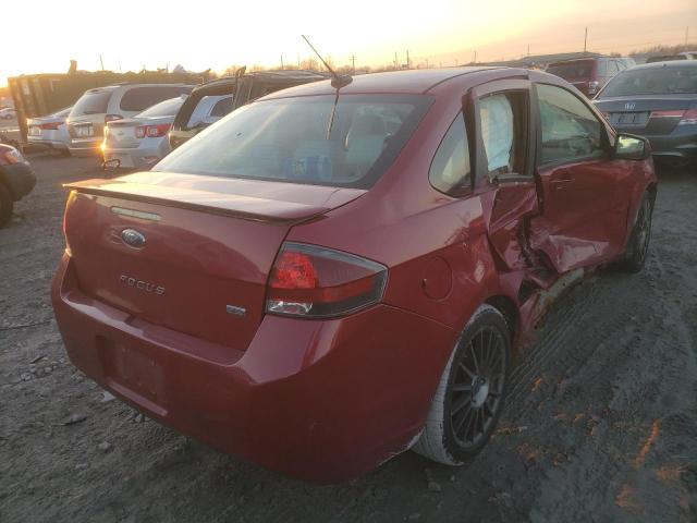 1FAHP3GN8BW204102 - 2011 FORD FOCUS RED photo 4
