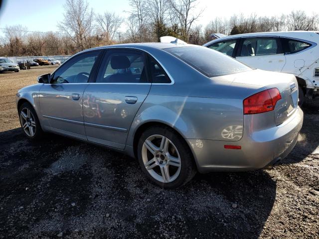 WAUDF78E77A110621 - 2007 AUDI A4 2.0T QU SILVER photo 2