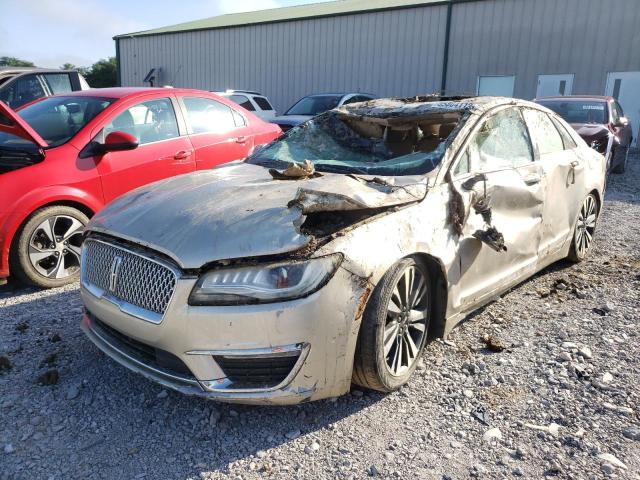 3LN6L5MU1HR639314 - 2017 LINCOLN MKZ HYBRID GOLD photo 2